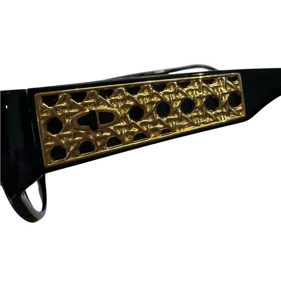 Christian Dior Women’s Black Sunglasses with Gold Bamboo Trim main image 8
